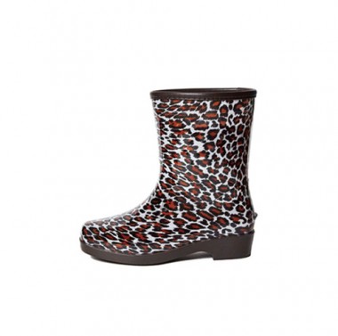 울트라 여반장화 호피(Women's calf-high Boots Leopard)
