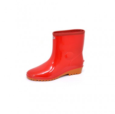 여반장화 적색 (Women’s Short Boots Red)
