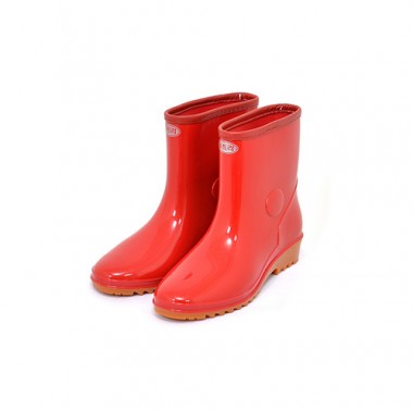 여반장화 적색 (Women’s Short Boots Red)